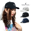 ＼本日限定クーポン利用で10%OFF／ ノーティカ キャップ メンズ NAUTICA ブランド 春 夏 秋 冬 ユニセックス コットンツイル フロント 刺繍 ロゴキャップ フリーサイズ おしゃれ 帽子 トラッド オフホワイト/ブラック/ネイビー ギフト プレゼント 誕生日 ラッピング