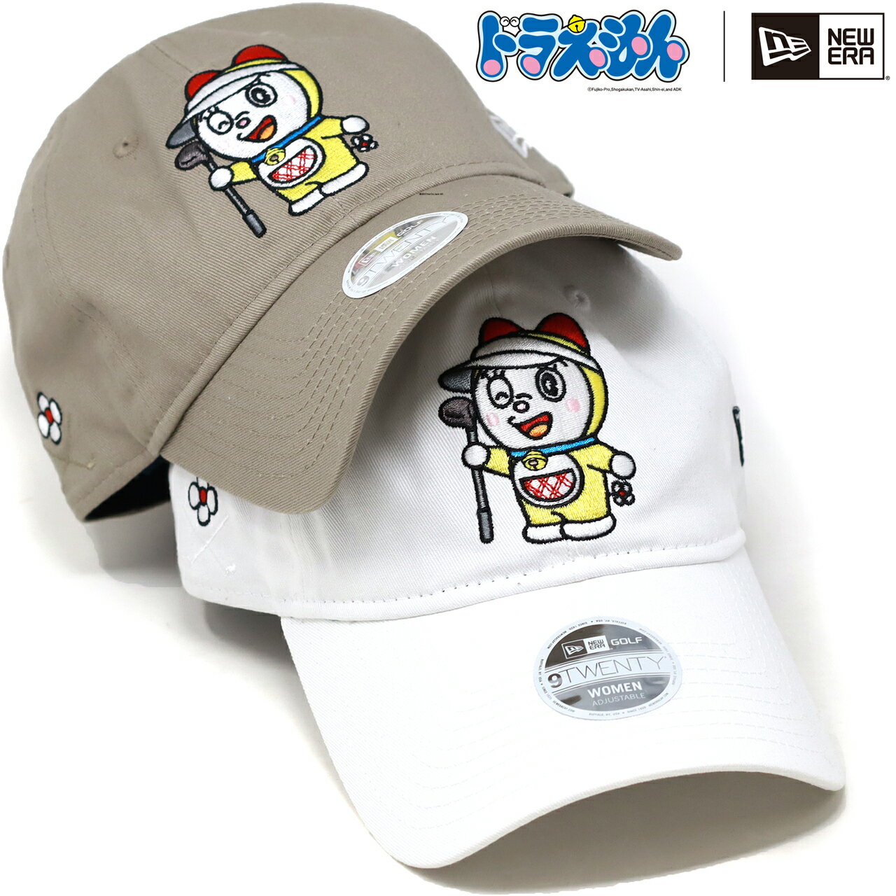 ドラミちゃん ニューエラ ゴルフ キャップ メンズ NEWERA GOLF 9TWENTY 920 ロングバイザー ドラえもん フリーサイズ 全2色 父の日 ギフト 母の日 プレゼント ラッピング無料 [ cap ]のサムネイル