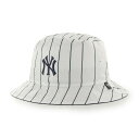 47 バケットハット ヤンキース メンズ ニューヨーク・ヤンキース レディース 47brand 47キャップ 帽子 ブランド ハット ストライプ バケハ '47...