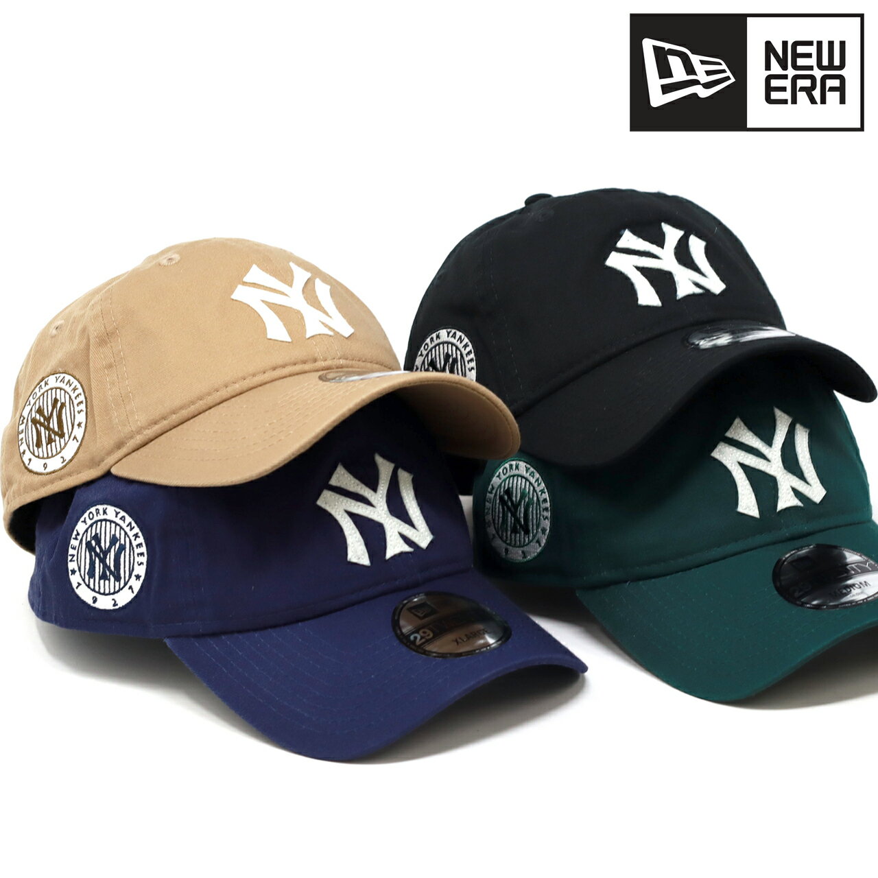 ニューエラ キャップ メンズ NewEra 29TWENTY 帽子 ロゴキャップ ニューヨーク・ヤンキース フェルトアップリケ B.Bキャップ 全4色 誕生日 ギフト プレゼント ラッピング無料 