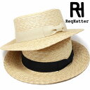 カンカン帽 メンズ 麦わら帽子 春夏 ストローハット メンズ ReqHatter ハット メンズ カンカン帽 レディース レックハッター 帽子 紳士 ボーターハ...