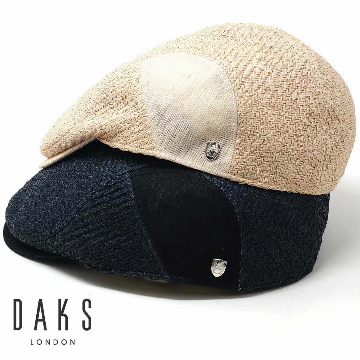 DAKS ヘリンボンメッシュ アイビーキャップ メンズ ドビーチェック 帽子 メンズ ハンチング帽 メンズ ダックス ハンチング帽子 メンズ ハンチングキャップ 全2色 40代 50代 60代 父の日 ギフト 男性 誕生日 お父さん プレゼント 帽子通販 敬老の日 [ ivy cap ]