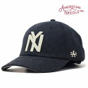 アメリカンニードル キャップ ニューヨーク ブラックヤンキース メンズ レディース ブランド 秋冬 ARCHIVE LEGEND American Needle New York Black Yankees ロゴキャップ 黒 ブラック 父の日 プレゼント ギフト包装無料 baseball cap