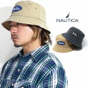 コットンツイル ウォッシュ加工 バケットハット メンズ NAUTICA 帽子 レディース 古着 ノーティカ ブランド バケットハット レディース つば 短い 帽...