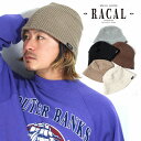 ＼本日クーポン利用で10%OFF／ racal ハット メンズ ニットハット メンズ cool max ラカル ニットハット レディース 天然デオドランド加工 ニットバケットハット 無地 シンプル バケハ ニット帽 ユニセックス 全5色 クリスマス プレゼント 誕生日 父の日