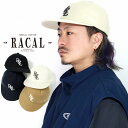\本日▽クーポン利用で全品5%OFF/ racal キャップ メンズ ラカル コットンフランネル フラットバイザーキャップ ベースボールキャップ メンズ キャッ...