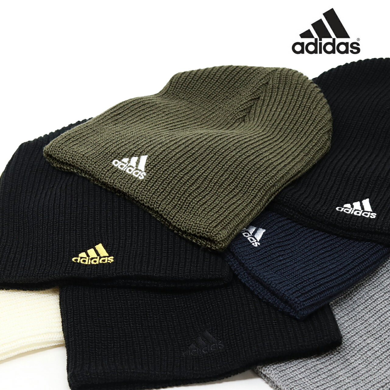 ＼本日20時～クーポン利用で10％OFF対象／ ニット帽 秋冬 アディダス 帽子 ビーニー adidas フリーサイズ メンズ ニットビーニー レディース フロント刺繍 ニットワッチ スポーツ 全7色 クリスマス プレゼント adidas 帽子 通販 誕生日 ギフト 送料無料 [ beanie cap