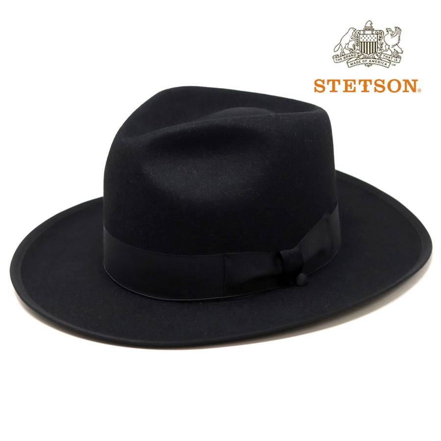 送料無料 STETSON 帽子 ラビットファー ハット フェルト 日本製 ブランド 高級 紳士 コーデ 日本製 男性 ファッション