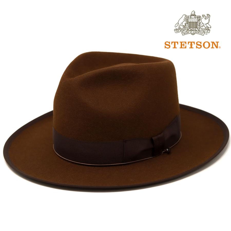 送料無料 STETSON 帽子 ラビットファー ハット フェルト 日本製 ブランド 高級 紳士 コーデ 日本製 男性 ファッション