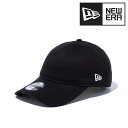 ＼本日クーポン利用で5%OFF／ ニューエラ キャップ ロングバイザー ノンウォッシュコットン NEWERA 9TWENTY ベーシック ベースボールキャップ フリーサイズ ブラック × ホワイト 誕生日 ギフト プレゼント ラッピング無料 