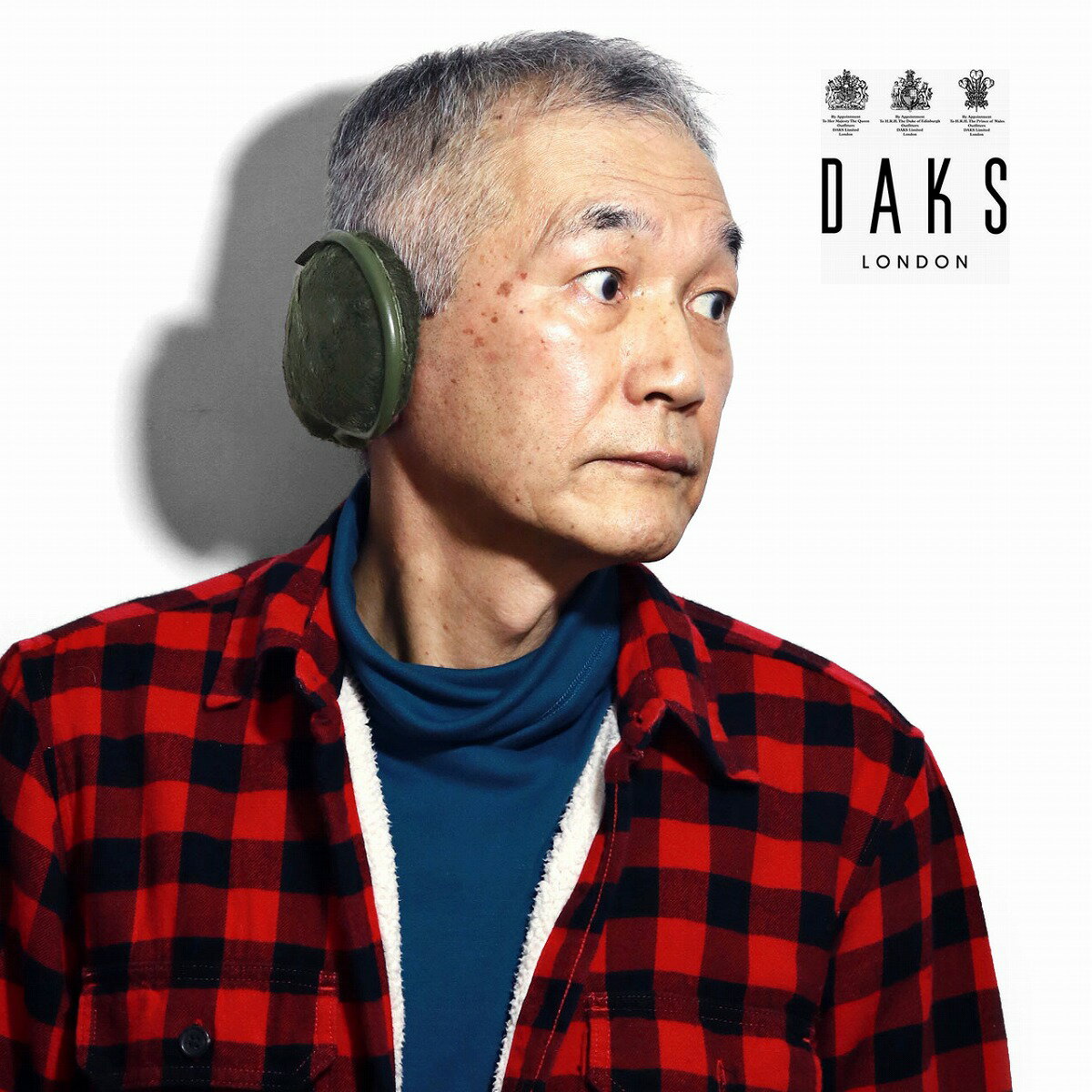 耳あて フリース DAKS 送料無料 バックアーム イヤマフ 耳当て ダックス 小物 イヤーマフ メンズ 秋冬 ..