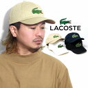\本日▽全品5%OFFクーポン/ LACOSTE キャップ コットン 帽子 レディース 帽子 メンズ ビッグロゴ BIG ロゴキャップ ラコステ キャップ メン...