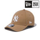 NEWERA 9FORTY ニューヨーク・ヤンキース メンズ キャップ ニューエラ 帽子 ロゴキャップ レディース フリーサイズ カーキ × ホワイト 帽子 プ...