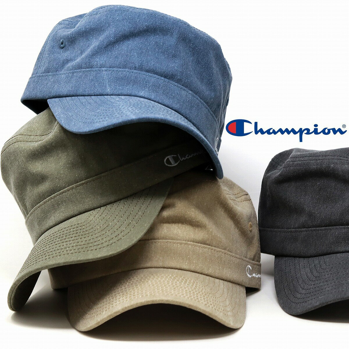 チャンピオン キャップ メンズ ＼本日限定クーポン利用で5%OFF／ Champion キャップ メンズ ウォッシュ加工 ワークキャップ 深め 帽子 デオパワー 消臭 春夏 吸汗速乾 チャンピオン キャップ レディース 全4色 20代 30代 40代 50代 誕生日 プレゼント 母の日 父の日