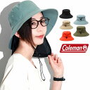 Coleman コールマン つば広 ハット レディース 紫外線対策 日よけ ハット ストレスなく快適なアクティブライフを