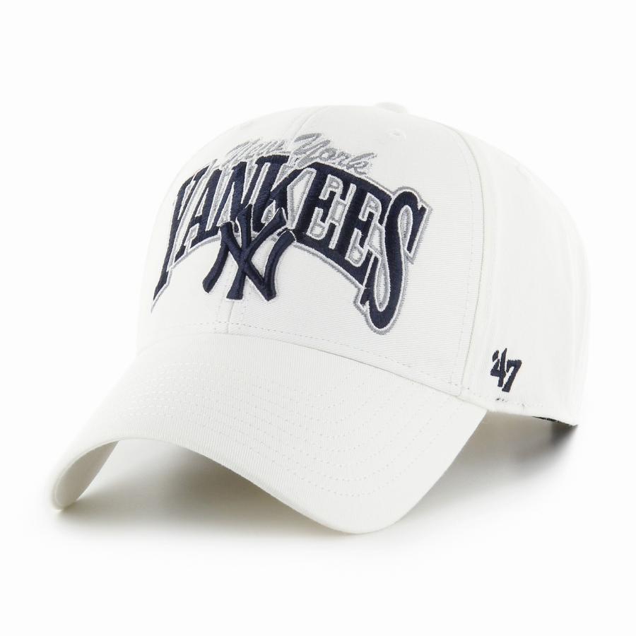 ＼期間限定クーポン利用で5%OFF／ 47 キャップ フォーティーセブン ブランド ヤンキース '47 YANKEES KEYSTONE MVP メンズ レディース 47brand 47キャップ 春夏 秋冬 マジックアジャスター ホワイト 10代 20代 30代 40代 誕生日 プレゼント 父の日 [ baseball cap