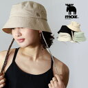 \最終日▽全品10%OFFクーポン/ バケットハット モズ バケハ moz レディース ハット 小花柄 リボン サハリ 麻混素材 春夏 北欧 フェス 帽子 紐付...