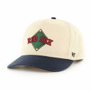 47 キャップ レッドソックス 深め BASE KNOCK HITCH 47brand 47キャップ MLB 春夏 帽子 メンズ レディース コットン アメカジ...
