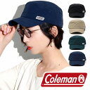 \本日▽全品10%OFFクーポン/ ワークキャップ メンズ コールマン 帽子 リップストップ coleman キャンプ キャップ 軽量 アウトドア 必須アイテム...