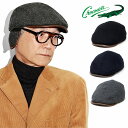 ハンチング メンズ 帽子 秋冬 内耳付き 暖かい ハンチングキャップ クロコダイル crocodile 防寒 耳あて ハンチング帽 暖かい 防寒 小物 耳当て付...