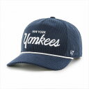 47 キャップ ヤンキース メンズ レディース 47BRAND 秋冬 帽子 ブランド フォーティーセブン YANKEES CROSSROPE HITCH コーデ...