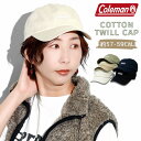 \期間限定▽5%OFFクーポン対象/ コールマン キャップ メンズ レディース アウトドア キャップ coleman 帽子 ツイル キャップ メンズ ロゴ 帽子...