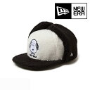 \期間限定▽5%OFFクーポン対象/ ニューエラ スヌーピー イヤーマフ キャップ NEWERA 59FIFTY Dog Ear ドッグイヤー PEANUTS ...