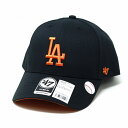 47 キャップ ドジャース スナップバック 47brand MVP '47 ロサンゼルス・ドジャース 春夏 帽子 メンズ レディース ブラック 秋冬素材 ベース...