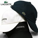 \最終日▽全品10%OFFクーポン/ 帽子 キャップ メンズ 夏用 ラコステ コットン 春夏 綿 レディース 送料無料 ワニマーク ブランドマーク 人気 LAC...