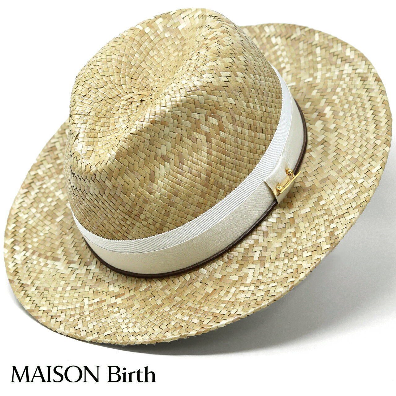 \本日▽全品5%OFFクーポン/ パナマハット アダン葉帽子 琉球パナマ帽 ハット レディース リゾート パナマ帽 日本製 メゾンバース 高級 帽子 レディース...