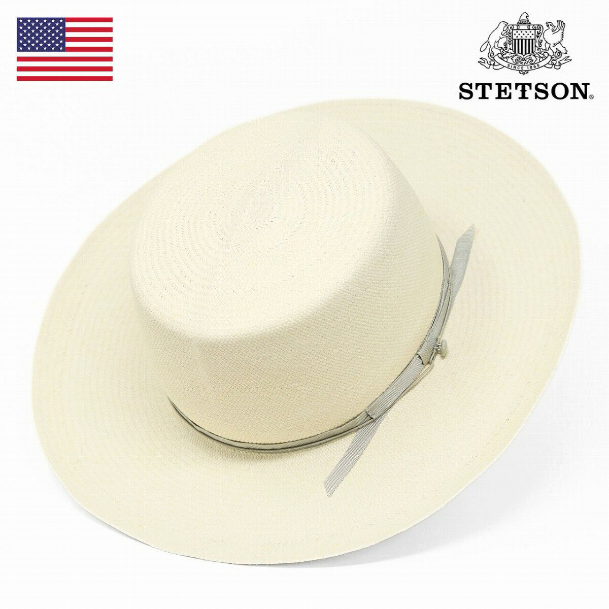 \本日▽全品5%OFFクーポン/ ステットソン パナマハット メンズ 夏用 高級 ハット STETSON 帽子 白 オプティモハット クラシック 中折れ ストロ...
