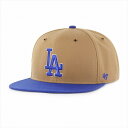 \明日▽クーポン利用で全品10%OFF/ 47 スナップバック キャップ ロサンゼルス・ドジャース '47 DODGERS WORK SHOP CAPTAIN ...