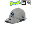 ニューエラ キッズ キャップ メンズ 子供 NEWERA Youth 9TWENTY ベースボールキャップ ニューヨーク・ヤンキース ペブル ミッドナイトネイビ...