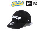 ニューエラ キッズ キャップ NEWERA Child 9TWENTY ベースボールキャップ ワードマークロゴ カーブドバイザー フリーサイズ ブラック ホワイ...
