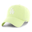 47 キャップ ロサンゼルス・ドジャース DODGERS BRIGHT SIDE CLEAN UP 47brand MLB公式 ブライトサイド グリーン 抹茶 ...