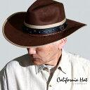 \本日▼全品10%OFFクーポン/ ウエスタンハット カウボーイハット CANVAS ポリエステルスエード ランチャーハット stampede hat 帽子 メ...