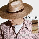 \28H限定▽全品10%OFFクーポン/ 麦わら ハット 帽子 春夏 ランチャーハット メンズ ストローハット California Hat 中折れ帽子 涼しい 熱中症対策 日よけ カリフォルニアハット つば広ハット サマーハット おしゃれ メキシコ製 ワイドブリム父の日 ギフト 誕生日