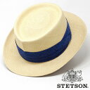 \本日▼全品10%OFFクーポン/ STETSON ハット メンズ パナマハット メンズ 帽子 Grade8 パナマ ステットソン 中折れハット メンズ 夏 ス...