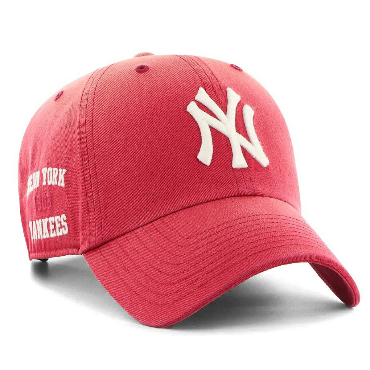 【今だけ▽全品15％OFFクーポン｜28時間限定】 47 キャップ ニューヨーク・ヤンキース YANKEES Truro CLEAN UP 47brand MLB公式 ウォッシュド加工 レッド 赤 ベースボールキャップ ストラップバックキャップ 10代 20代 30代 40代 誕生日 プレゼント