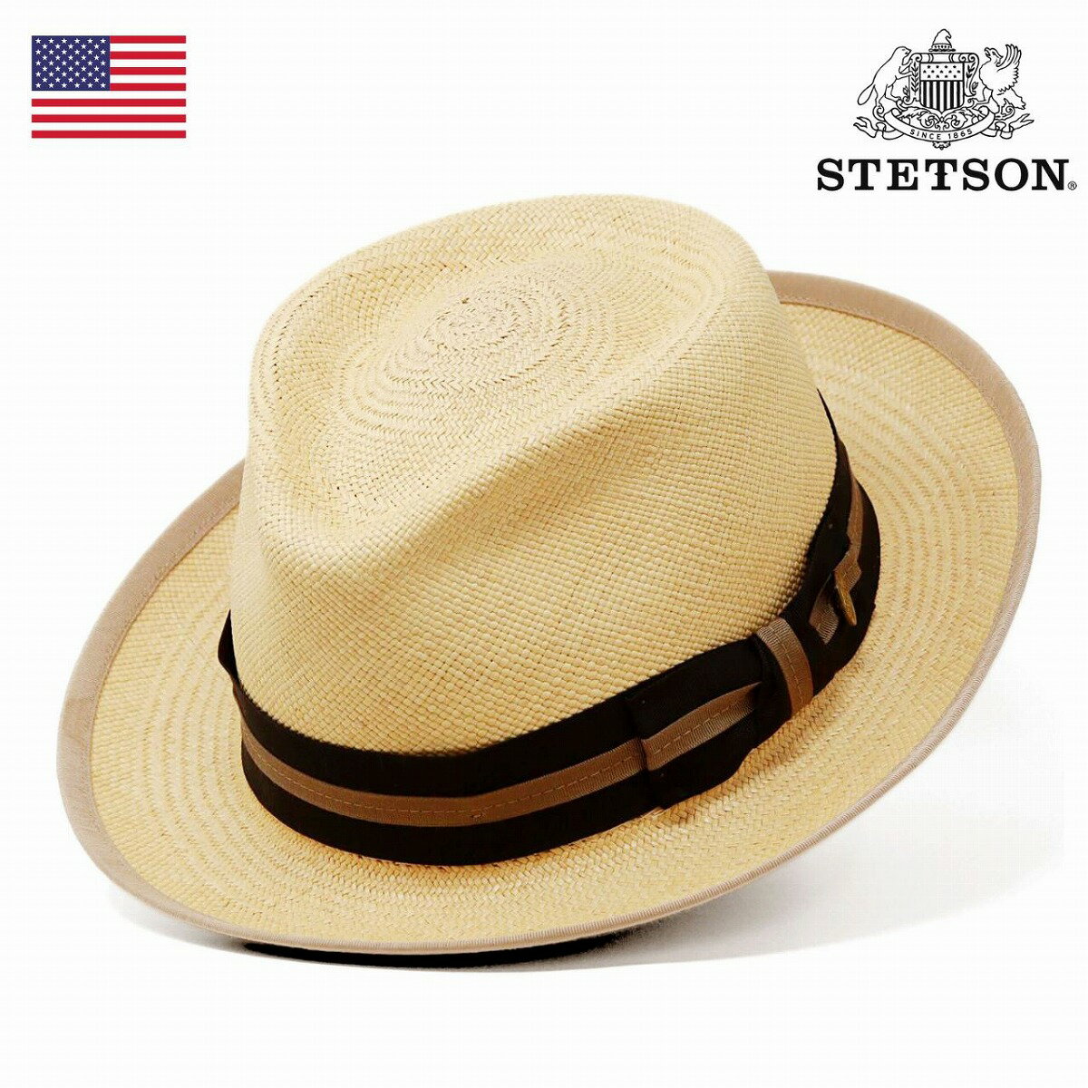 \本日▽全品5%OFFクーポン/ ステットソン パナマハット メンズ 高級 STETSON 150周年 GENUINE PANAMA ハット トキヤ草 中折れ帽...