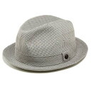 Borsalino 帽子 メンズ 春夏 チェック柄 ボルサリ...