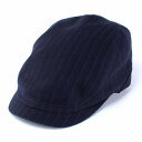 ハンチング 帽子 メンズ ハンチング帽 ネイビー紺 ボルサリーノ ブランド 日本製 borsalino ストライプ ウール ロングブリム 秋冬用 秋冬商品 帽子...