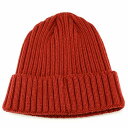 \本日▼全品10%OFFクーポン/ ニット帽 ニット ワッチ 帽子 シンプル 日本製 キャップ ウール混 多色展開 メンズ レディース ファッション テラコッタ...