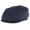 Borsalino ボルサリーノ 当店別注 ハンチング 春夏 ハンチング帽 メンズ 麻100%のシャリ感で涼しいツイルリネン 大きいサイズ ネイビー 紺 [iv...