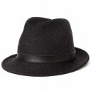 ボルサリーノ 帽子 カシミヤ メンズ 秋冬 ハット 大きいサイズ カシミア borsalino 日本製 中折れハット 62cm 高級素材 お洒落 チャコールグレー ( 中折れ帽子 中折れ帽 中折 ボルサリーノハット ブランド 40代 ファッション 50代 おしゃれ ) プレゼント [ fedora ]