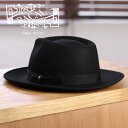 \本日▼全品5%OFFクーポン/ racal ハット 帽子 秋冬 フェルトハット ラカル ワンポイント シンプル トレンド お洒落 黒 ブラック 父の日 fedora