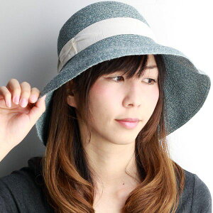 【半額】【Fasion The Sale】 HATS & DREAMS レディース 帽子 ハット&ドリームズ 春夏 40代 50代 60代 70代 ファッション 紫外線対策 日焼け防止 セーラーハット 夏 マリン ペーパー 麦わら帽子 リボン ブレード 青 ブルー [hat](ELEHELM 麦わらハット セーラー帽