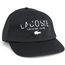 ＼本日限定クーポン利用で10%OFF／ lacoste キャップ メンズ ブランド ラコステ ツイルキャップ メンズ CAP 帽子 春夏 スポーツ ワニ ブランド 日本製 6方キャップ メンズ キャップ 白 サイズ調整可 ブラック 黒 クリスマス プレゼント ギフト おすすめ 彼 彼氏 彼女