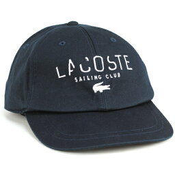 ラコステ ＼告知◇クーポン利用で10%OFF／ lacoste キャップ メンズ 春夏 ラコステ ツイルキャップ メンズ CAP 帽子 スポーツ ワニ ブランド 日本製 6方キャップ メンズ キャップ 白 サイズ調整可 ネイビー 紺 母の日 プレゼント 父の日 ギフト おすすめ 敬老の日