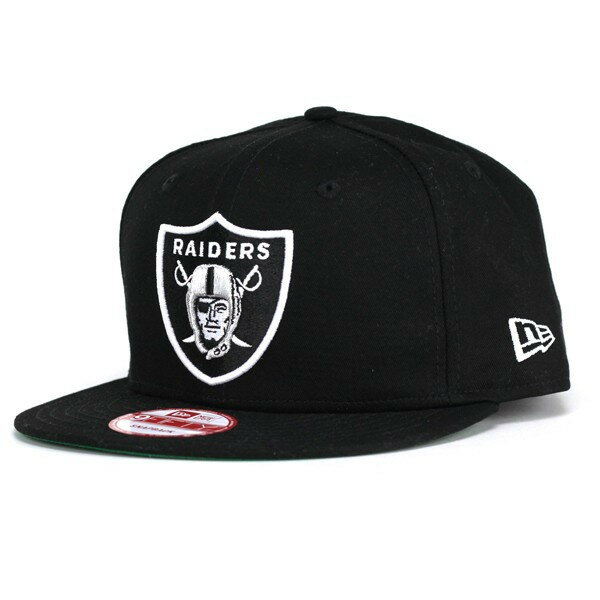 NEWERA キャップ メンズ ニューエラ new era 9FIFTY オークランド レイダース ブラック×スノーホワイト NFL baseball cap